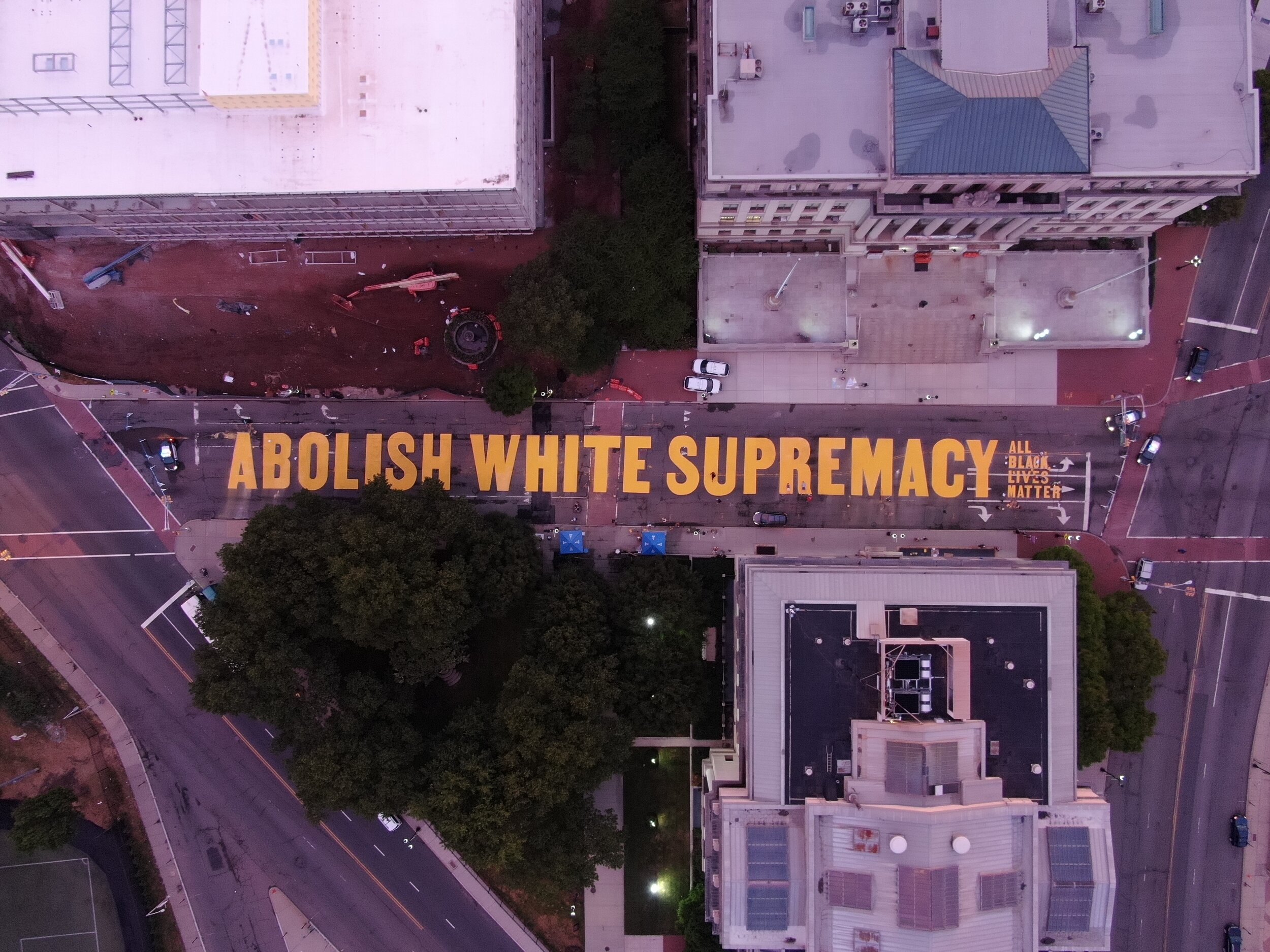 Image for Image of Murals for Justice: Newark, “Abolish White Supremacy” contribution